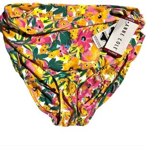 Anne Cole BIikini Bottoms Pink, Yellow, and Green NWT